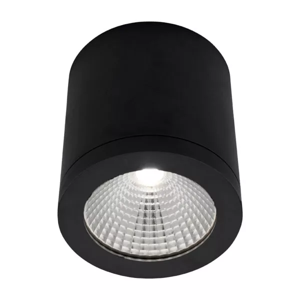 Martec Kobi 10W Tricolour LED Surface Mounted Downlight Matt Black TLKD34510MD