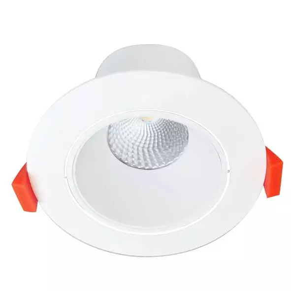 Martec Rex 9w Tricolour Recessed LED Gimbal Downlight Matt White TLRG3459WD