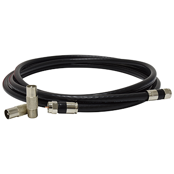 MATCHMASTER 2M RG6 QUAD SHIELD FLYLEAD WITH ADAPTORS : DA-FL26