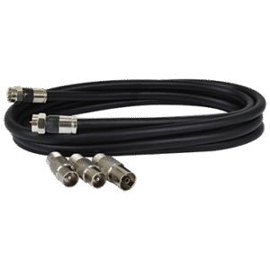 MATCHMASTER Flylead 10m RG59 QUAD + adpt D/Pack : DA-FLY10M
