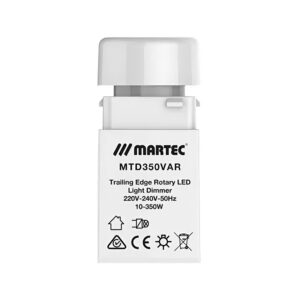 Martec 350VA Trailing Edge LED Light Dimmer Mechanism Rotary MTD350VAR