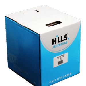 Hills Antenna 4 Pair CAT6 UTP LAN Cable 305M Box - Red 03JCAT6-RD