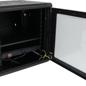 Datatek 12U 600mm Swing Frame Wall Mount Data Cabinet - SFPS Series 24B12RWS66FPS
