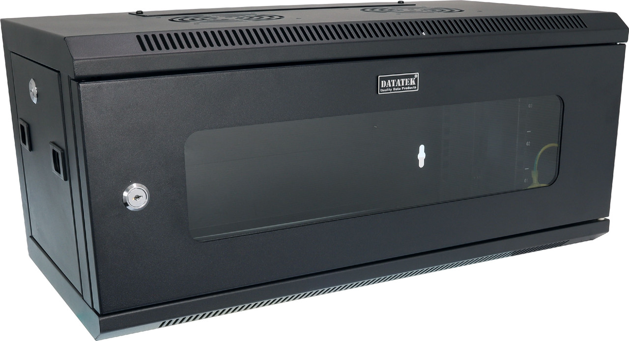 Datatek 4U 300mm Deep Wall Mount Data Cabinet 24B4RW63
