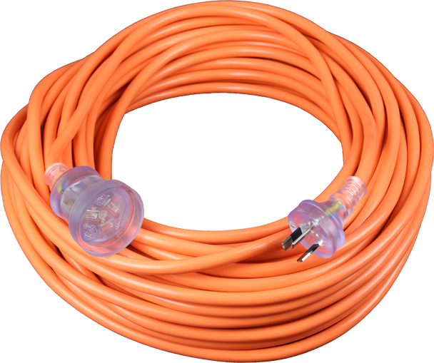 Hills Antenna 25M High Vis Orange Heavy Duty Extension Lead 1.0mm2 09HHDELHV-25M-ORG/WP