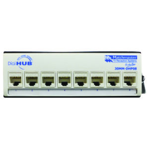 MATCHMASTER PATCH PANEL 8 PORT FOR DIGIHUB - CAT 6 : 30MM-DHP08