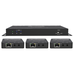 MATCHMASTER HDMI EXTENDER SPLITTER 1 X HDMI 3 X CAT5E/6 50M, IR & POC : 34MM-2K50-3