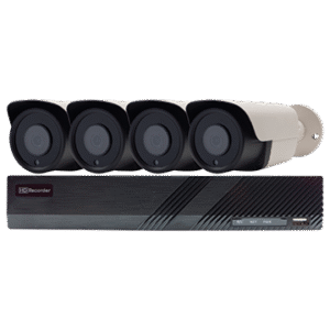 MATCHMASTER LAN POE KIT - 2TB NVR 4 X BULLET CAMERAS : 50MM-KB001