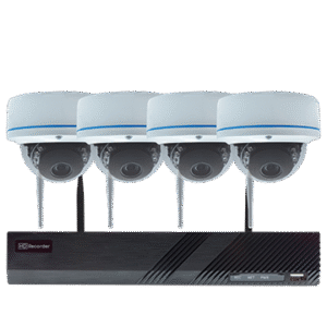MATCHMASTER WI-FI KIT - 2TB NVR 4 X DOME CAMERAS : 50MM-KD002