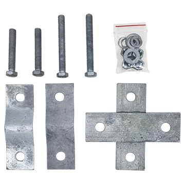 MATCHMASTER BASE STATION ANTENNA MOUNT RIGHT ANGLED GALVANISED : 56MM-BSAM1