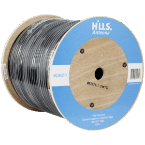 Hills Antenna High Quality 50 Ohm RG213 Low Loss Coaxial Cable - 100M Roll BC85211