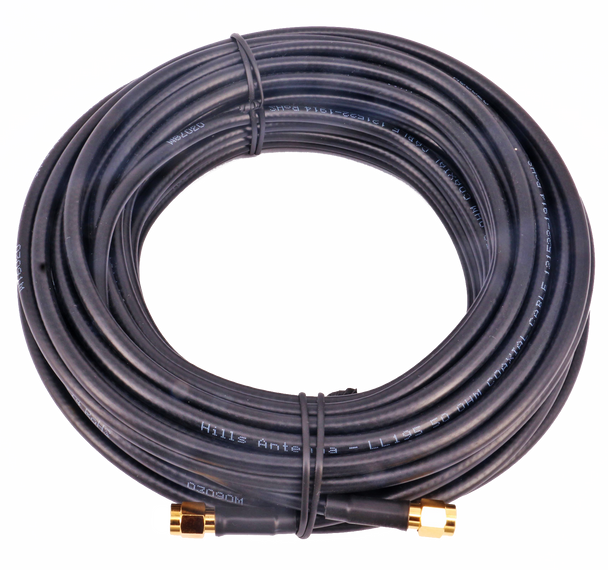Hills Antenna SMA Male to SMA Male Patch Lead in LL195 - 15M BC85369
