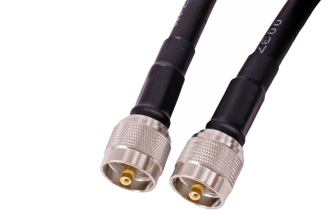 Hills Antenna UHF Male to UHF Male Patch Lead in LL400 - 10M BC85374