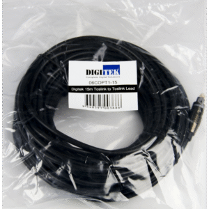 Digitek Toslink Optical Audio Lead - 15M 06COPT1-15