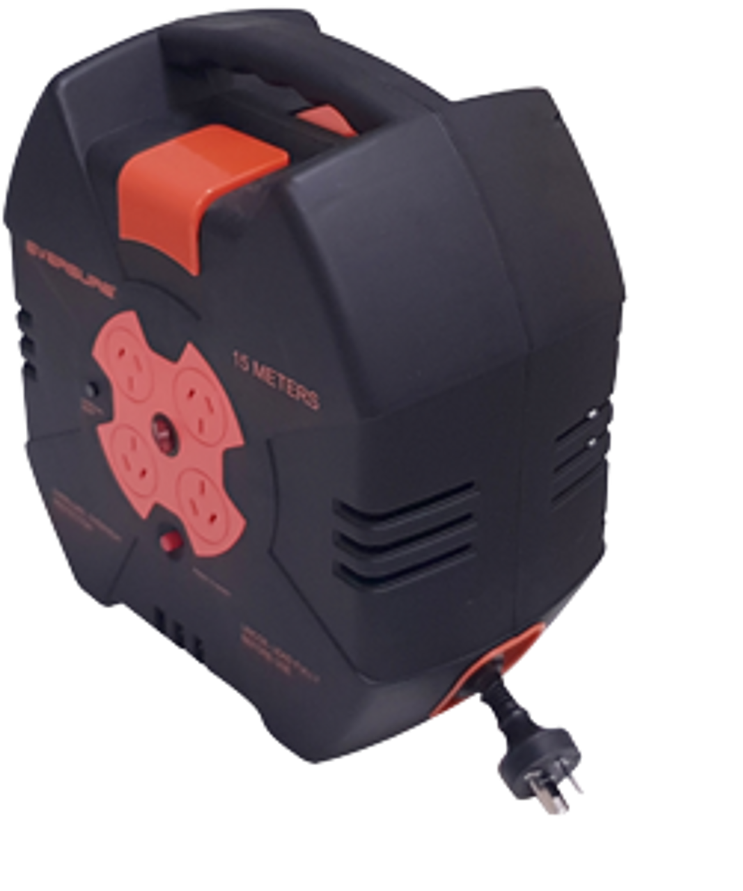 HIlls Antenna 15M Auto Retracting Heavy Duty Power Lead - 4 Outlet 09HPRSD-AUTO-1.0MM/15.0M