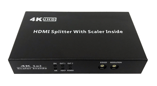 ProquipDigital 1 in 2 Out HDMI Splitter with Upscaling to 4K @ 60Hz 17HSCSP12