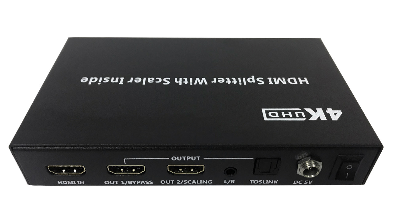 ProquipDigital 1 in 2 Out HDMI Splitter with Upscaling to 4K @ 60Hz 17HSCSP12