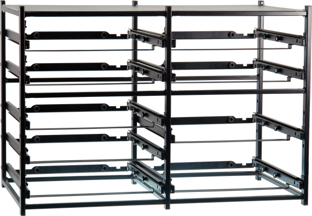 StorageTek 2 Large Drawer Frame + 7 Small Drawer Frame assembled 33SFD2L7S