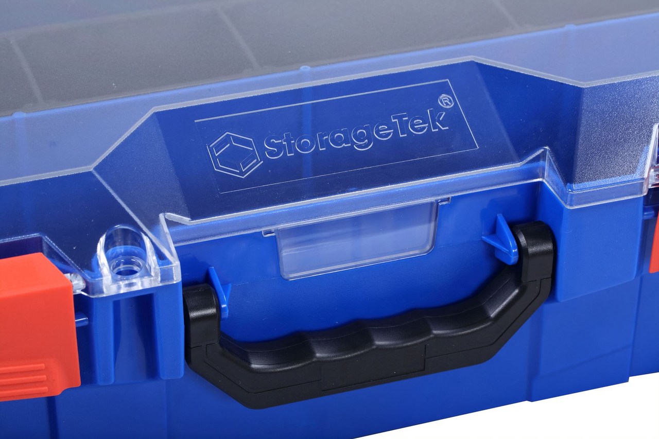 StorageTek Case Large ABS Lid c/w dividers-Blue 33STL-BL