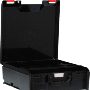 StorageTek Case Large ABS Lid c/w dividers-Black 33STL-BK