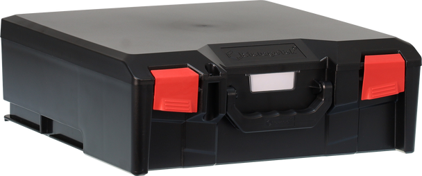 StorageTek Case Large ABS Lid c/w dividers-Black 33STL-BK