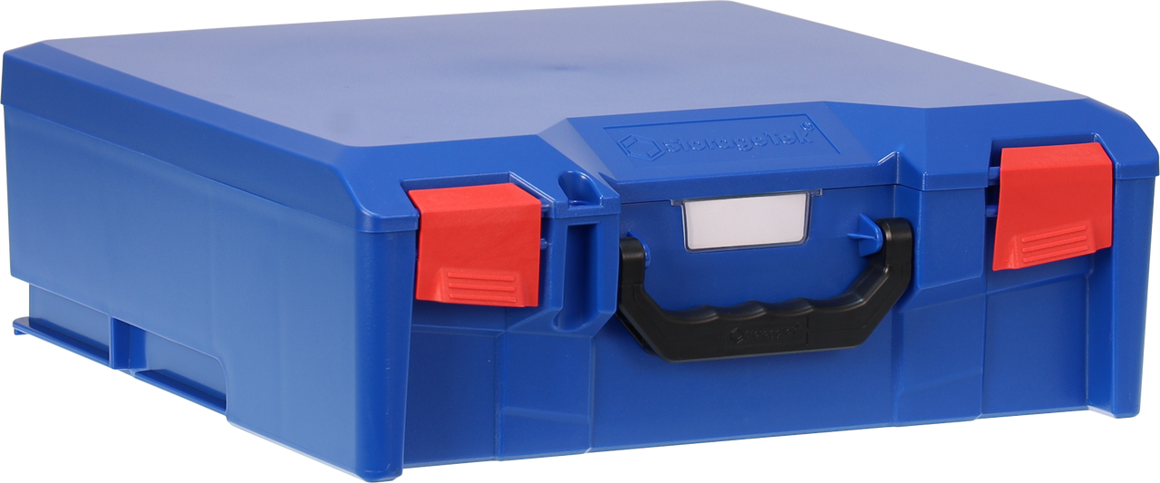 StorageTek Case Large ABS Lid c/w dividers-Blue 33STL-BL