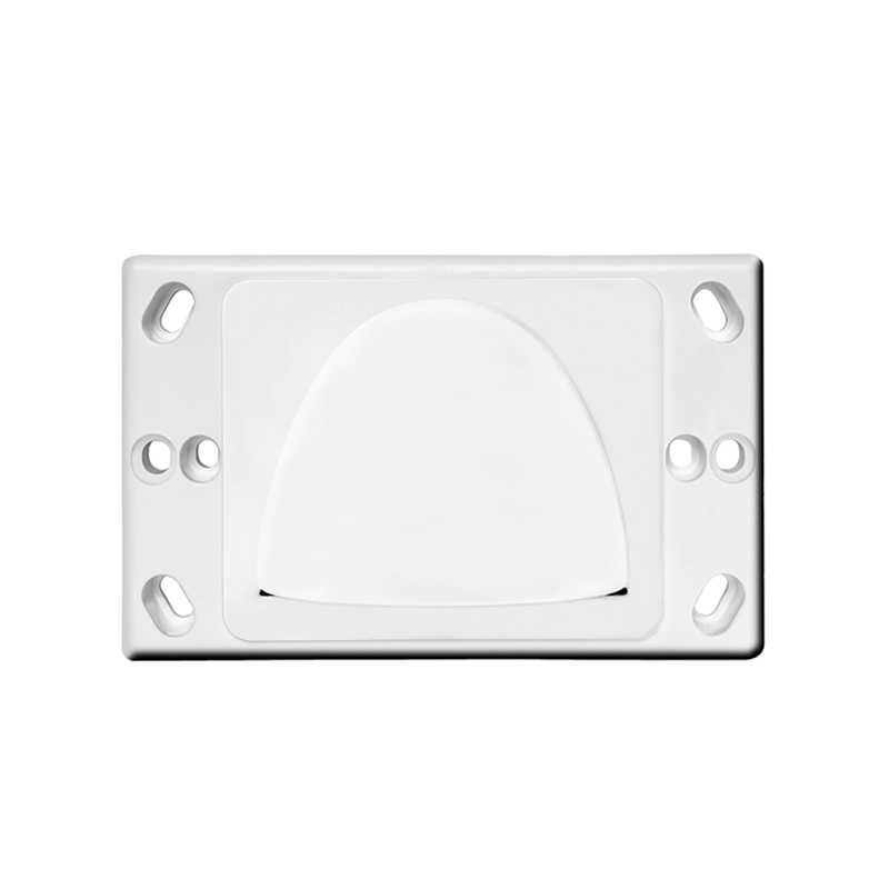 AVOL Brush Wall Plate | Bull Nose | White ESW191