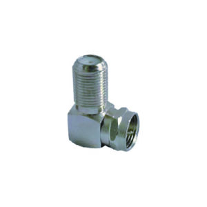 AVOL F Male Right Angle to F Female adaptor ELM104