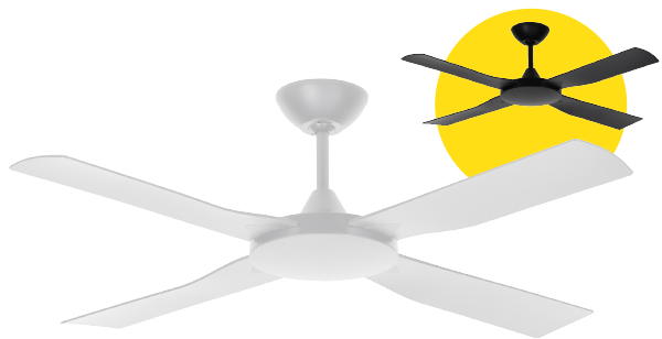 Fantech CAVALIER 4 BLADE DC CEILING FAN CAV48BK