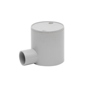 AVOL 20mm Grey 1-way Deep Junction Box CNA160