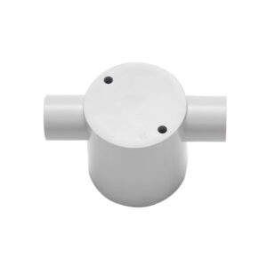AVOL 20mm Grey 2-way Deep Junction Box CNA161