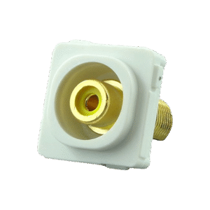 AVOL RCA Mechanism Recessed Yellow ID ELM100-Y