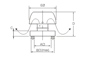 Fantech Ezifit Relief Vent BAL-40 ERV200-BFC