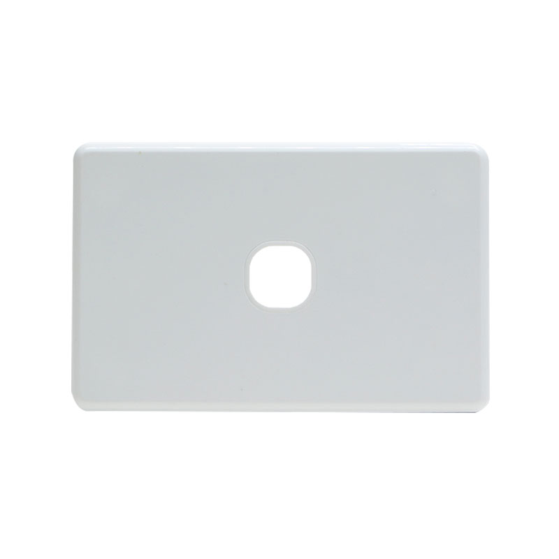 AVOL Grid Plate 1 Gang - White ESW101