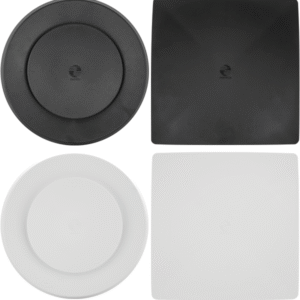 Fantech Rapid Response Ceiling Grille with Clip-in Spigot RESPG150SQBK-TRILED