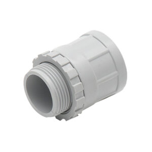 AVOL 20mm Grey Screw Adapter with Lock Ring CNA140
