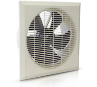 Fantech 295mm x 295mm VOGUE Flush Mounted Square Exhaust Fan 2 Pole White Suitable For 255mm Hole VCW202