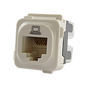 Connected Switchgear RJ45 CAT6 Data Jack - White CS-CAT6