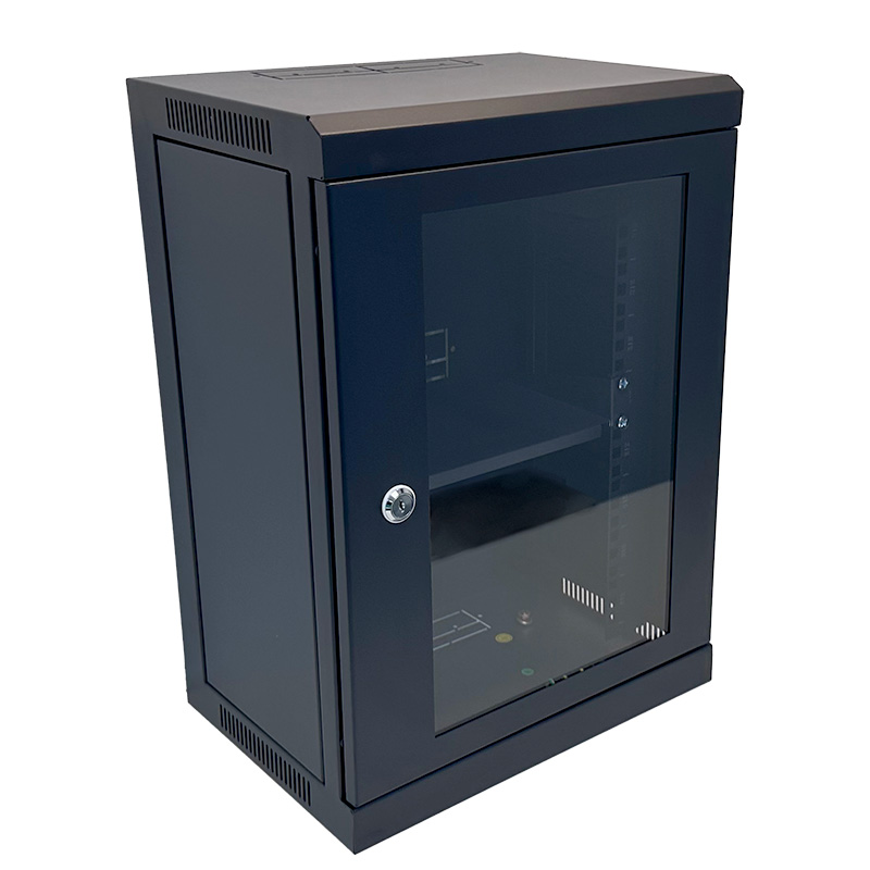 VIP Vision 10'' 9RU 250mm Pre-assembled Wall-Mount Data Cabinet RMC-B9U250W