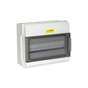 AVOL Waterproof Surface Mounting Switchboard | 12 Way SMS-12W