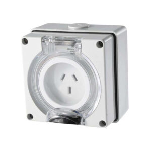 AVOL 3 Pin Flat Industrial Socket 15A S3151P