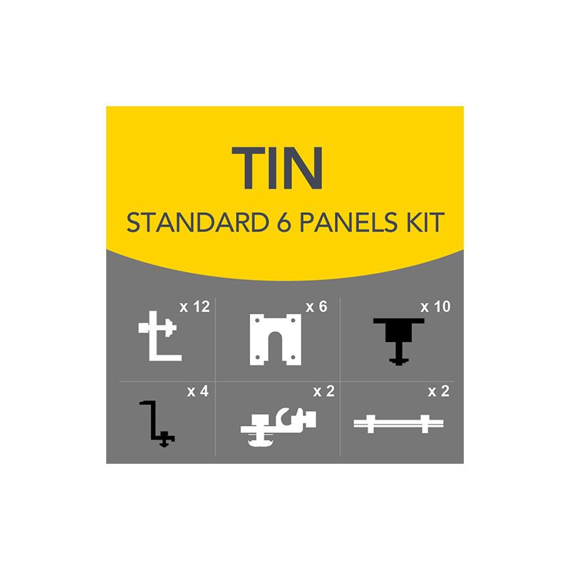 None 6 Panel Tin Roof Kit SLR-AT1.5PTIN