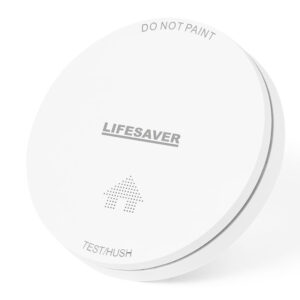 PSA Products Low Profile Lithium Battery-Operated Photoelectric Smoke Alarm SMODET9V1