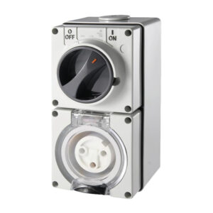 AVOL 3 Pin Round Industrial Switch & Socket 20A SS320R3P