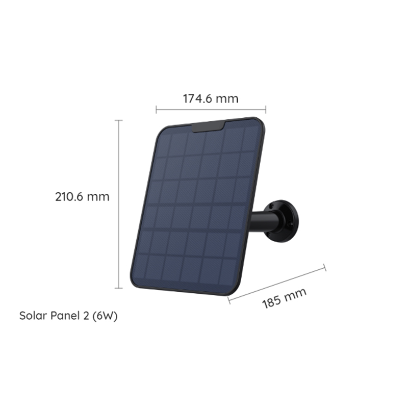 Watchguard Reolink Solar Panel 6W White REO-SP2CW dimensions