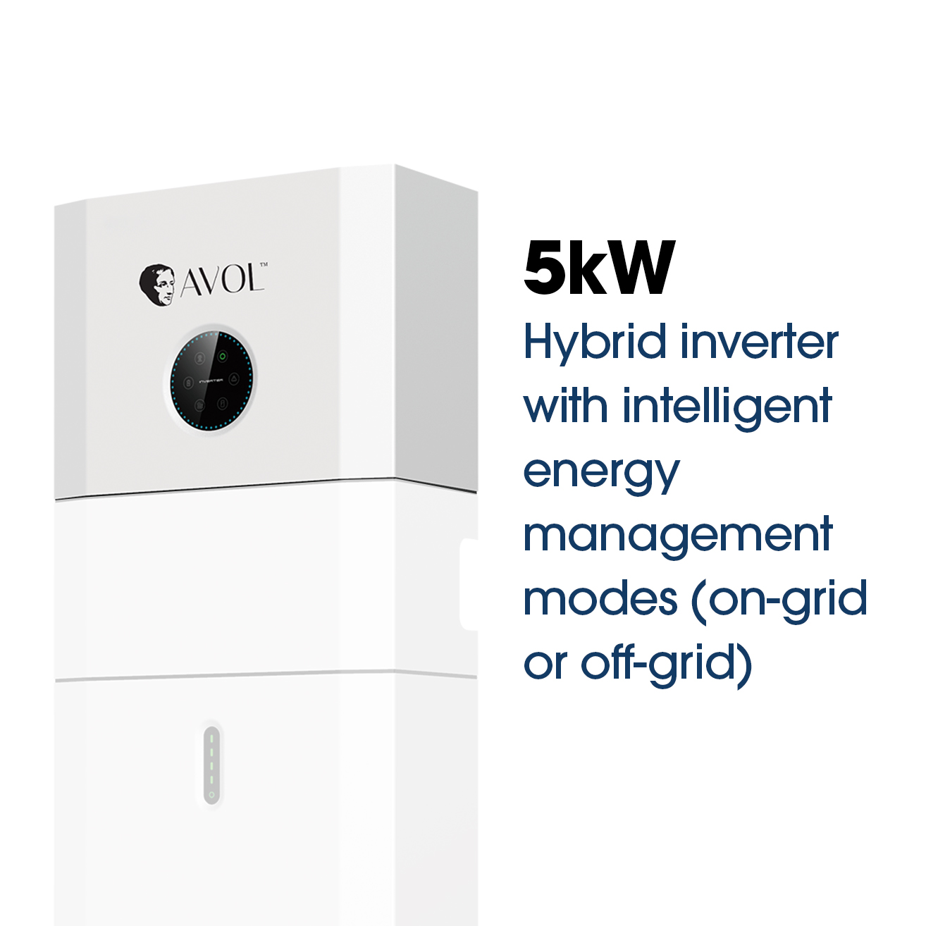 AVOL 3.5kW Panels + 5kW AVOL Battery Solar System Kit PWRSLR-J3P5B