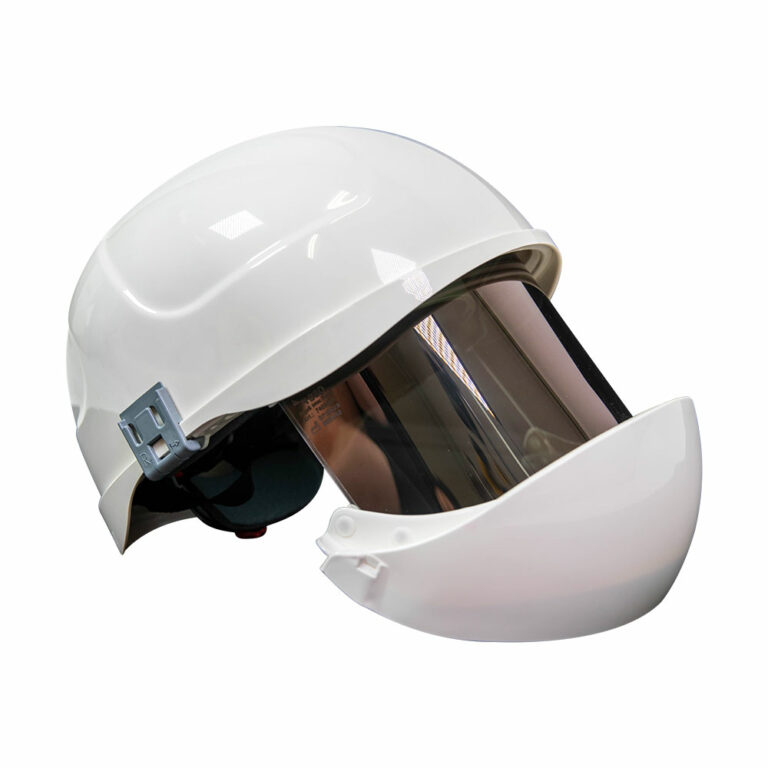 Arc flash retractable Face shield & Helmet HRC3 28cal/cm2 - BSD ARC-FS INT POW