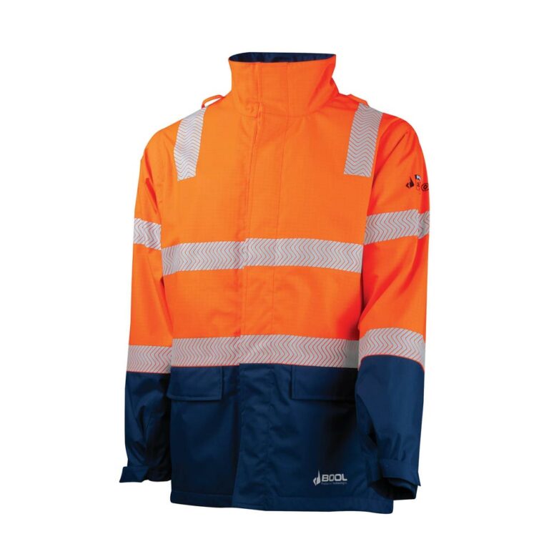 Parka Orange/Navy HRC3 Size 2XL Hi-Vis - Bool ARC-PARKA3-B-ON-2XL