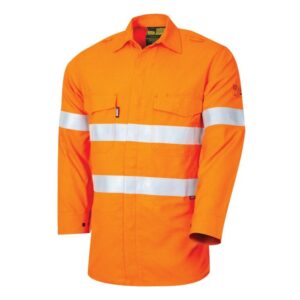 Arc flash Orange D/N Shirt HRC2 Size 2XL 8.6cal/cm2 - Bool Parvotex ARC-SHIRT2-P-O-2XL