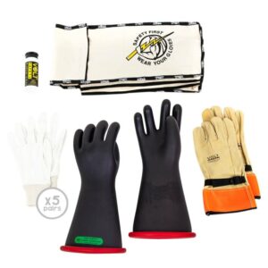 Insulated Glove Kit Class 3 Size 10 26.5kV - Volt Safety GLOVE3-K-10